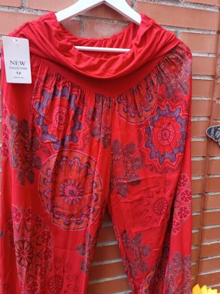 ÚLTIMO ‼️Pantalón Aladín bohemio talla única