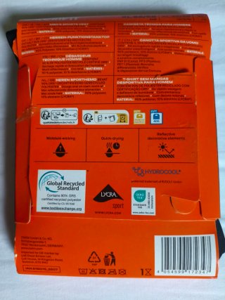 Pack 2 Camisetas Crivit XL Negra