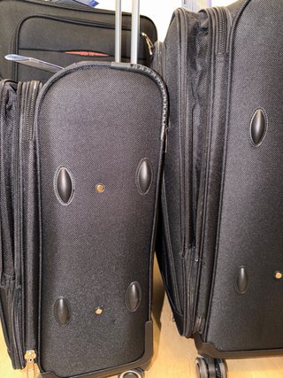 Conjunto 3 maletas de viaje negras