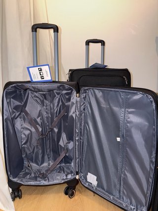 Conjunto 3 maletas de viaje negras