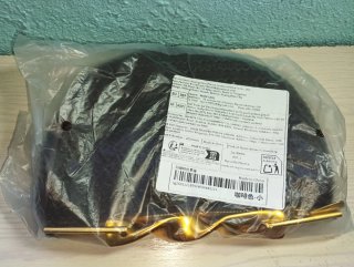 Bolso de hombro cruzado rafia café
