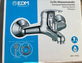 Grifo Monomando EDM Cromo