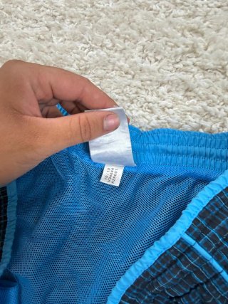 ¡¡OFERTA!! Talla M Bañador Adidas Cuadros Azul