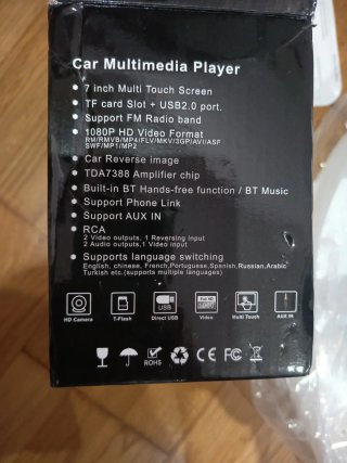 Radio Pantalla Táctil Bluetooth Coche