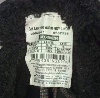 Botas Quechua niña Talla 35
