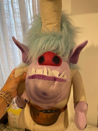 Peluche Chef Troll Morado