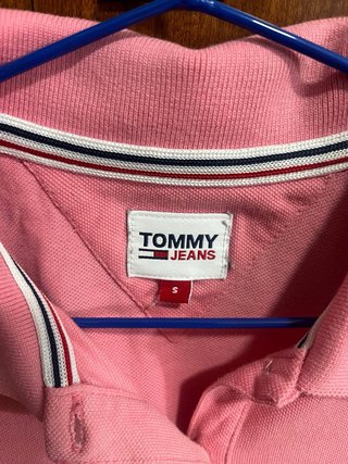 Polo Tommy Hilfiger Rosa Talla S