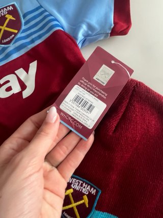 Conjunto Camiseta y Gorro Niños West Ham Umbro