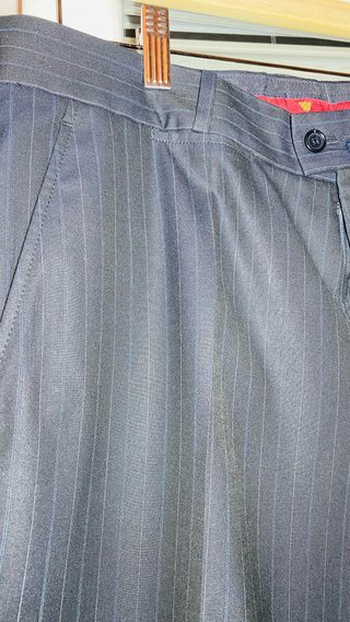 Traje de caballero Caramelo Raya Azul Marino