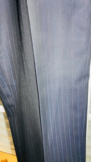 Traje de caballero Caramelo Raya Azul Marino