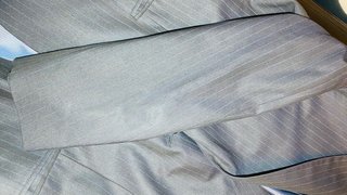 Traje de caballero Caramelo Raya Azul Marino
