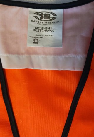 Gilet alta visibilità  della Sir/3M