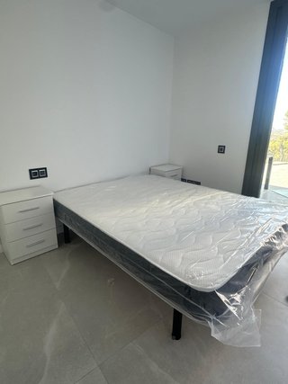 Oferta Base Tapizada + colchon Viscolastico NUEVO!