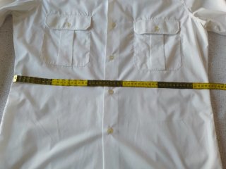 Camisa Militar Blanca Talla XL Cuerpos Comunes