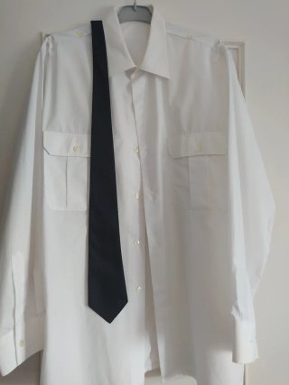 Camisa Militar Blanca Talla XL Cuerpos Comunes