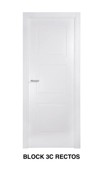 Puerta de madera con montaje incluido