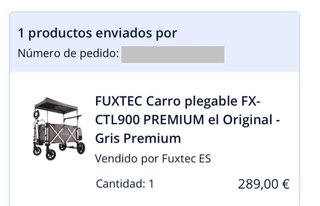 Carrito Plegable Gris