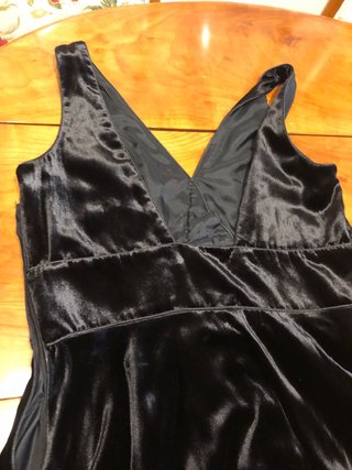 Vestido fiesta terciopelo Zara