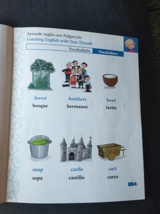 Aprende Inglés con las tres mellizas. pulgarcito