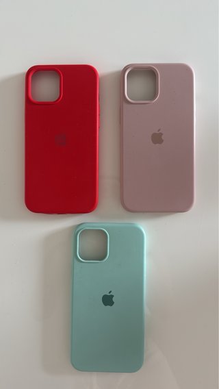 Confezione da 3 custodie in silicone per iPhone 12 Pro Max