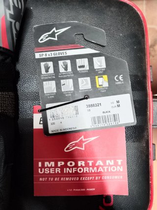 Guantes Alpinestars SP8-V3 Talla M
