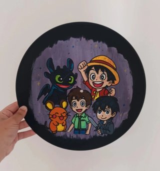 Vinilo decorativo dibujos animados