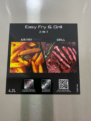 Freidora de aire easy fry & grill