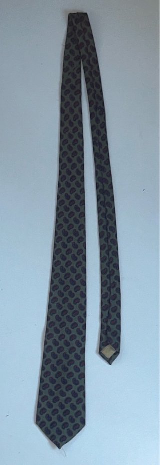Corbata Paisley Verde y rojo