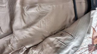 Conjunto Caramelo Chaqueta y Pantalón Talla M