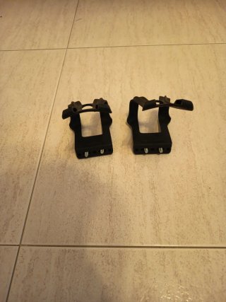 Par de calapiés para bicicleta
