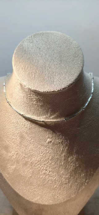Collar Plata 925 Diseño Bolitas