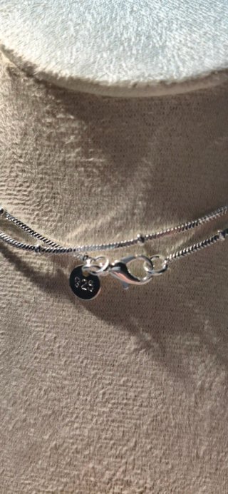 Collar Plata 925 Diseño Bolitas