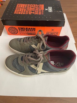 Zapatillas deportivas Munich Gris/Rojo/Azul