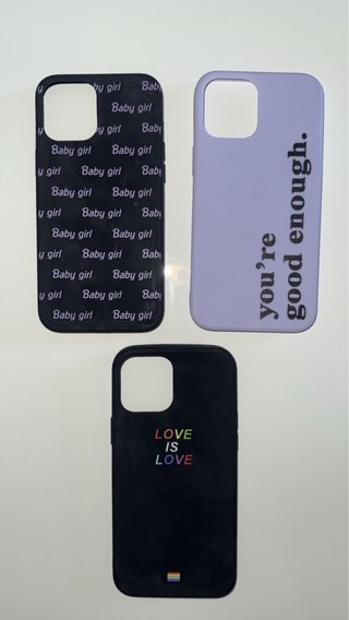 Confezione da 3 custodie per iPhone 12 Pro Max