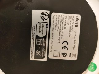 Ventilador Ufesa Kioto sin aspas