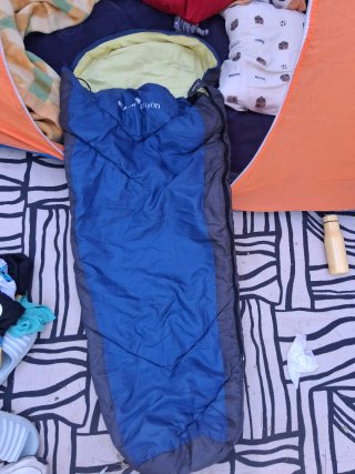 2 Saco de dormir infantil azul y gris