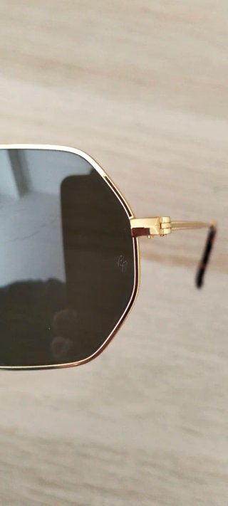 Gafas Ray-Ban Hexagonales Doradas