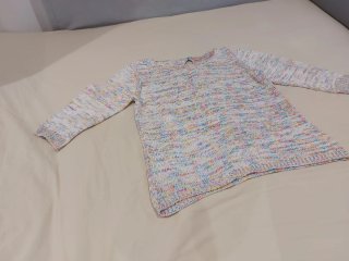 Jersey tejido multicolor