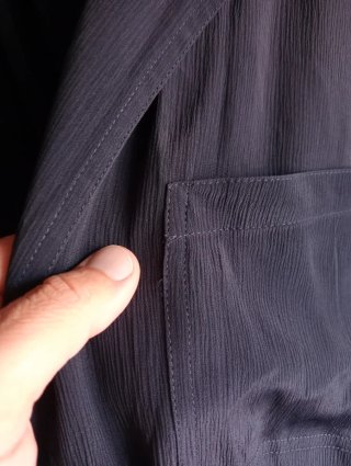 Camicia misto seta - Vintage