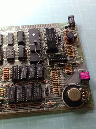 MAINBOARD ZX SPECTRUM 48K TWO RECAP+TRACO+VID