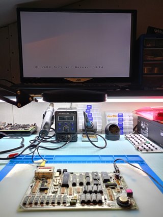 MAINBOARD ZX SPECTRUM 48K TWO RECAP+TRACO+VID