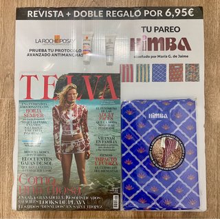 Pareo HIMBA y revista TELVA