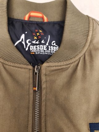 Chaqueta Bomber Patrulla Águila Verde Oliva