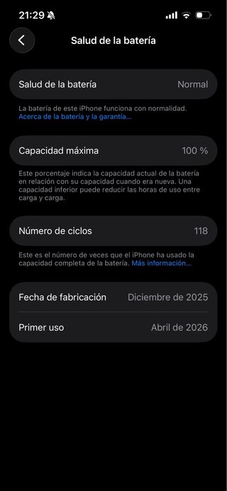 Apple iPhone 16e Negro 128GB