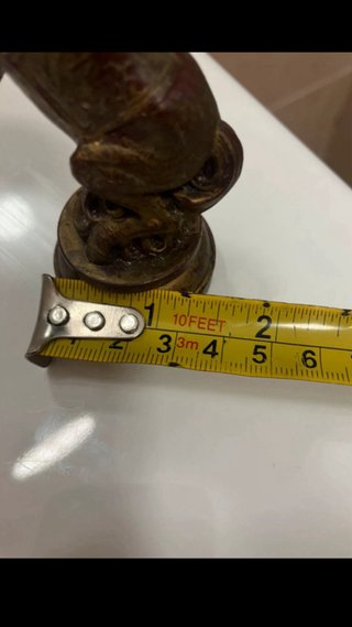Figura caballo estilo bronce