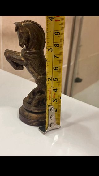 Figura caballo estilo bronce