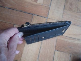Monedero Tarjetero MISS Negro