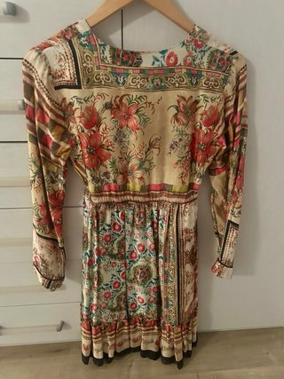 Vestido corto estampado Replay