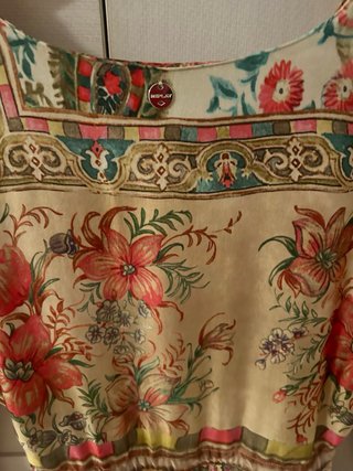 Vestido corto estampado Replay