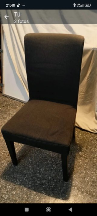 4 Sillas de Comedor Tela